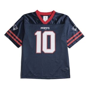 NFL Team Apparel Patriots Jersey, "Jones 10", Youth XXL (18), NWT
